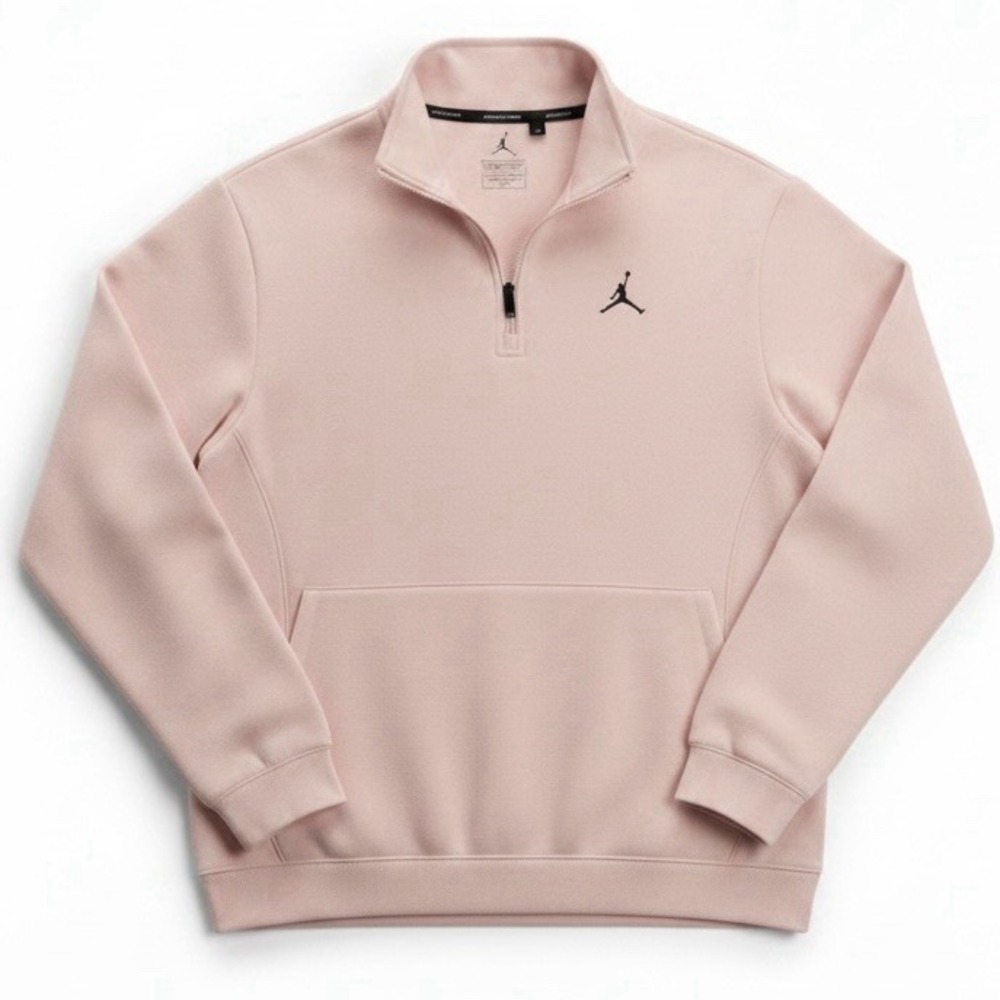 Nike Jordan Golf Dri-FIT Half Zip Pullover 2XL Pink FB7562-622 Jumpman Golfcore